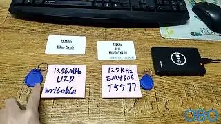 NFC Smart Card Reader Writer RFID Copier / Duplicator 125KHz 13.56MHz USB Programmer Key fobs Card I