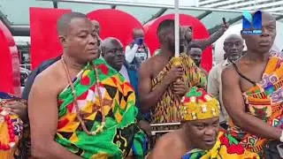 Homowo Festival in Europe officially commenced with grand arrival of His Royal Majesty Nii Bonte II