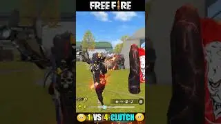 Free Fire New Update 1 vs 4 Clutch Easy #freefire #fflivegameplay #mobilerpg