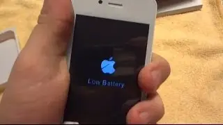 ATTENTION Turkish fake iPhone 4s 32GB low battery / UWAGA turecka podrobka iPhone 4s
