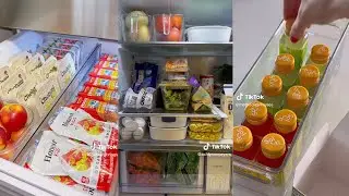 Satisfying Fridge Restock ASMR #121