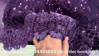 Stitched Luxury Chiffon|Maria b|Ready to ship 🇬🇧🇨🇦🇺🇸| whatsapp 0313-4444888 #mariabstitched #wedding