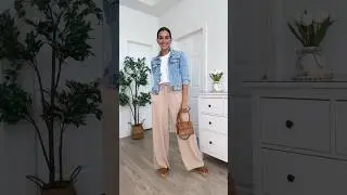 How to style Wide leg pants for Fall!🍂Outfits see pinned comment🧡. #amazonfinds #ootd #hacks