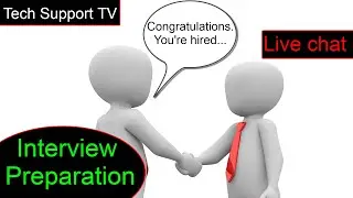 Tech Support TV, тема: Лучшие вопросы и ответы на собеседовании в сфере технической поддержки/ИТ