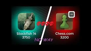 Stockfish 14 🧠🔥 vs Chess.com MAX 3200 (Level 25) | AI Chess Showdown 💀