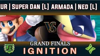 Ignition #176 GRAND FINALS - UR | Super Dan [L] (Mario) vs Armada | Ned (Greninja, Ike, PT)