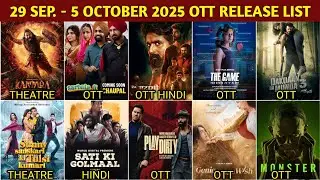 This Week 29 September - 5 October OTT Release Movies & Web Series | Dil Madharaasi OTT | Netflix