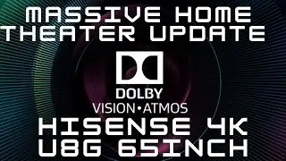 🔥🔥🔥Massive Home Theater Upgrade  Hisense 4k U8g 65 Inch🔥🔥🔥