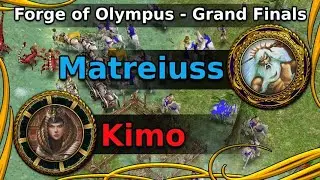 Age of Mythology: Matreiuss vs Kimo - Meta Plays Forge of Olympus Tournament - Grand Finals