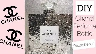 DIY Chanel perfume bottle room decor
