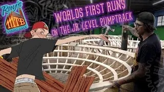 World&rsquo;s First Runs on the New Jr. Level Pumptrack @RaysBikePark!!! Soup Bowls Update!