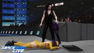 WWE 2K19 SMACKDOWN LIVE SD UNIVERSAL WOMEN'S CHAMPIONSHIP GIGI VS THE RIOTT SQUAD