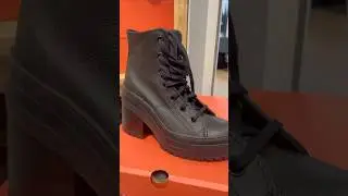 🔥Распаковка Converse на каблуке Chuck 70 A06145C De Luxe Leather черные кожа #converse #fashion