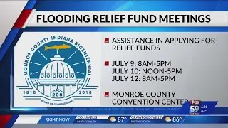 Flood relief fund meetings in Monroe County