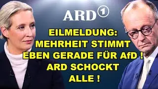 EIL: MEHRHEIT STIMMT für AfD! ARD-SCHOCK!