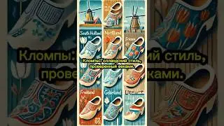 Кломпы: Голландский стиль, проверенный веками. #нидерланды #традиции #культура