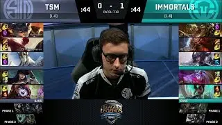 IMT vs TSM, Game 2 - NA LCS 2017 Summer - Immortals vs Team SoloMid