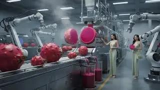 Inside the Giant Red Dragon Fruit Juice Factory: A Complete Modern Production Line Revealed