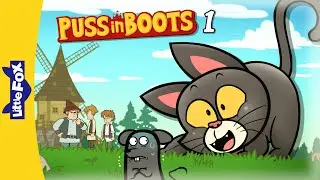Puss in Boots 1 | 12 min | Poor Carabas' Clever Cat | Stories for Kids | Fairy Tales |  Little Fox