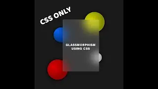 Frosted Glass Effect using CSS | No Javascript