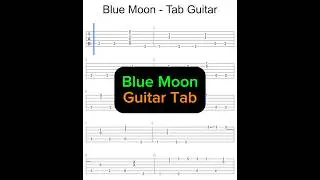 Blue Moon - Fingerstyle Guitar Tabs #shorts #guitar #guitartabs #music