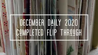 DECEMBER DAILY 2020 FLIP THROUGH * COMPLETED DECEMBER JOURNAL