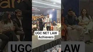 UGC NET LAW Achievers | UGC NET Aarohan Celebration #shorts #ugcnettoppers #motivation #jrf
