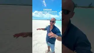 Отдых мечты на пляже Багамских островов #путешествия