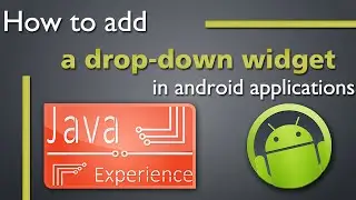 Adding drop down widget in Android application