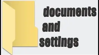 Где находится documents and settings