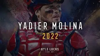 Yadier Molina 2022 by Kyle Lucks