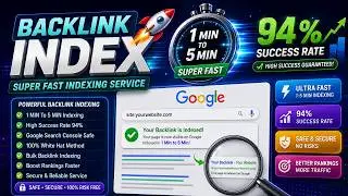 Google Backlink Indexing in 1-5 Minutes | Best Google Backlink Indexer