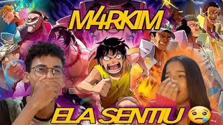(ELA SE EMOCIONOU!!!) React M4rkim - Marineford (One Piece)