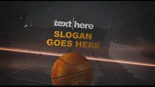 BASKETBALL+COURT+INTRO+TEMPLATE+3D MODEL+SHOWREEL