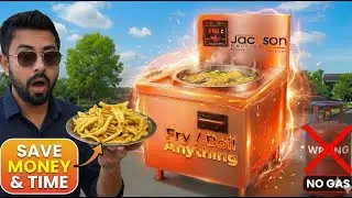 Induction Kadhai Bhungala Fry Test &ndash; Fast Heating + Low Electricity #inductionkadhai
