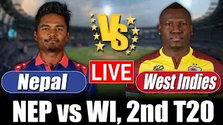West Indies vs Nepal Score | WI vs NEP 2025 2nd T20 Bangla Commentary |