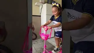 Izadora foi pra escola de patinete #izadoralima #escola #voltaasaulas #patinete #rotina