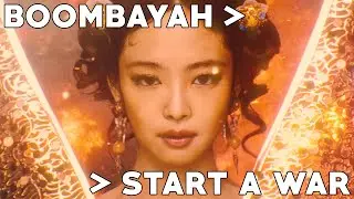 BLACKPINK, solo, and solo collab MVs, but every time they say the title the song changes