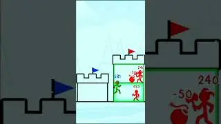 Stick battle ♂️ hero tower war ♂️ stickman video ♂️ anger Gamer #shorts