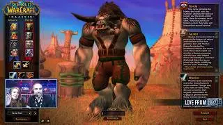 Bajheera - CLASSIC WOW DEMO: Warrior Gameplay (Part 1) - First Look LIVE at Blizzcon 2018