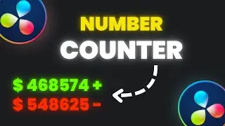 How To Create A Number Counter Effect In Davinci Resolve