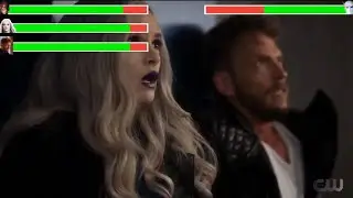 The Flash, Killer Frost & Chillblaine vs. Godspeed Clones with healthbars