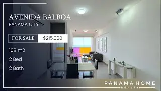 $215,000 Beautifully furnished 2 bedrooms apartment for sale on Avenida Balboa