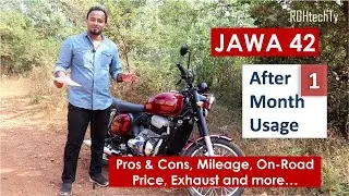 Обзор Jawa 42 после месяца использования | Плюсы и минусы, пробег, выхлоп, цена, аксессуары