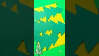 DIY 3D Christmas Tree Paper Craft | Festive Decoration Idea #trending #christmas #chirstmascraft