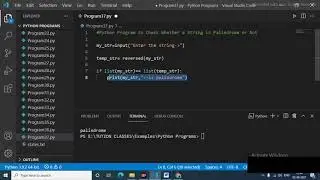 Python Program to Check Whether a String is Palindrome or Not