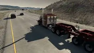 American Truck Simulator /4K Gaming/Oversize, fog,brake check by escort. What more can you ask for?