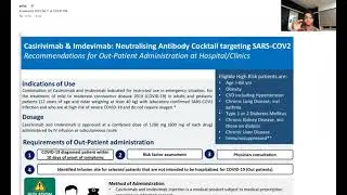 Casirimab & Imdevimab: Neutralising Antibody Cocktail targeting SARS-COV2