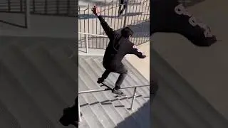 Crazy Hollywood High Trick Ft Chris Soriano @crissoriiano ano #skateboard #skate #skatetrick