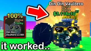 GLITCHED SPAWN MACHINE RECIPE For #1 LEADERBOARD DIN DIN VAULTERO in Escape Tsunami For Brainrots